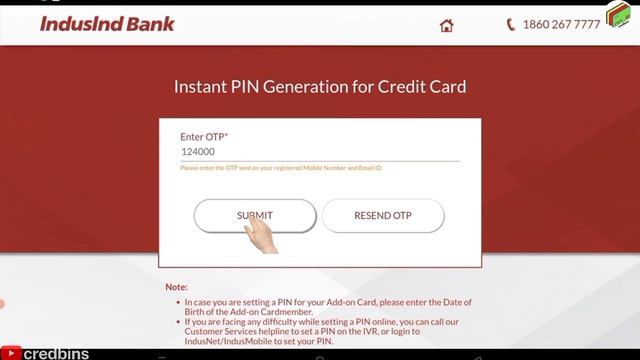 Indusind Bank Credit Card Pin Generation | Pin Change & Re-set Pin @credbins смотреть онлайн
