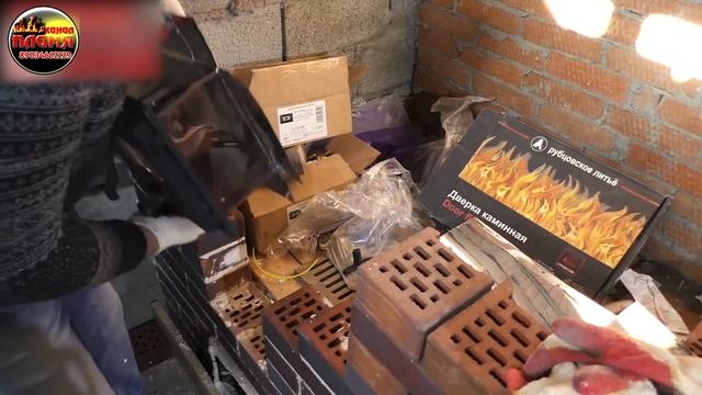 Как самому сделать короб из полосы нержавеющей стали для чугунной дверки в печку под казан смотреть онлайн