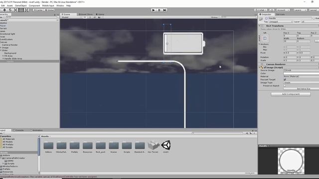 10-Creando un juego de horror-unity 2017-Interfaz de usuario-Batería смотреть онлайн