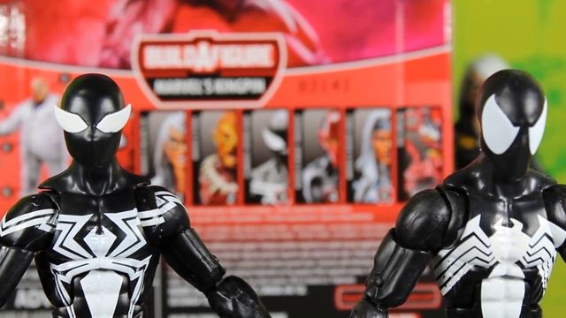Marvel Legends SYMBIOTE SPIDER-MAN Wave 11 Kingpin BAF Review & Comparison смотреть онлайн
