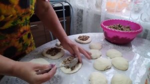 Пирожки с ливером из дрожжевого теста из морозилки 👍