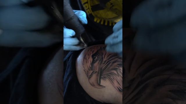 This one is dedicated to my one subscriber 🤘🏻🙏🏻 thank you #tattoo #foresttattoo #eagletattoo смотреть онлайн