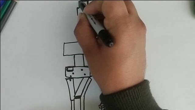 SIREN HEAD MINECRAFT HOW TO DRAW AND COLOR EASY смотреть онлайн