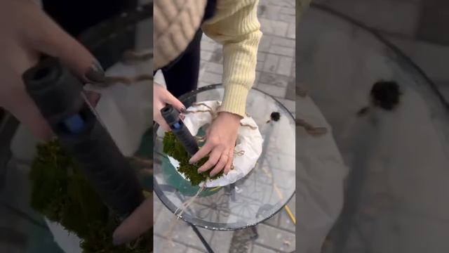 Идея осеннего декора для вашего участка