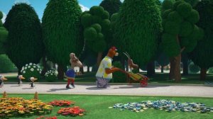 10 Friends. Animated Movie for Children - 10 Friends of Rabbit's. Driving Out A Bee - Episode 10