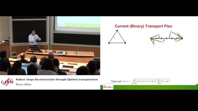 Pierre Alliez : Robust shape reconstruction through optimal transportation смотреть онлайн
