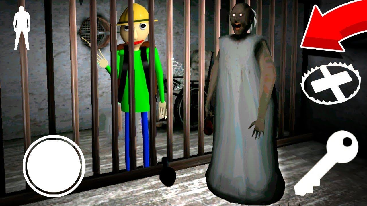 ГРЕННИ ПОЙМАЛА БАЛДИ! Секрет Любви Гренни Granny / Baldi's Basics смотреть онлайн