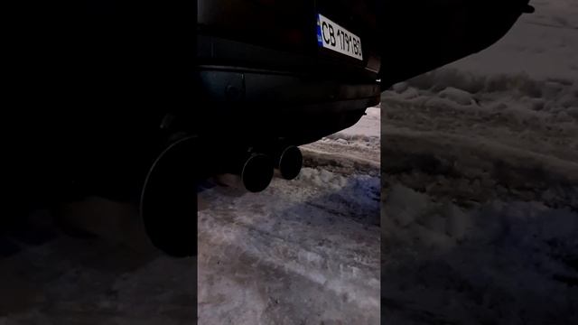 BMW E30 M50B28 выхлоп на 76 трубе. смотреть онлайн