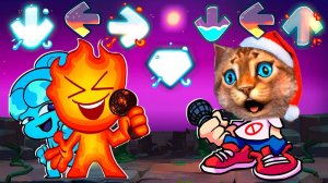 ОГОНЬ И ВОДА во Friday Night Funkin' - VS Fireboy & Watergirl