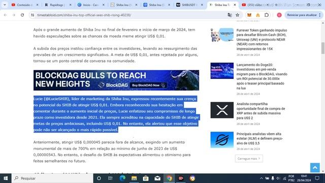 VOCÊ PODE SE APOSENTAR COM SHIBA INU - VAI ATINGER $0.01 (LOUCO) VOCÊ VAI ESPERAR! NOTÍCIAS SHIBA смотреть онлайн