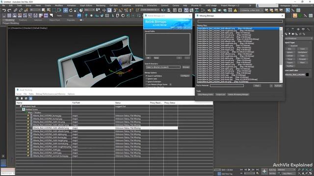 Installing and Using Relink Bitmaps for 3Ds Max смотреть онлайн