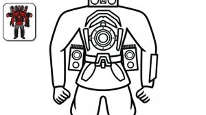 КАК НАРИСОВАТЬ НОВОГО ТИТАНА СПИКЕРМЕНА из Скибиди Туалет Тёмная Зона