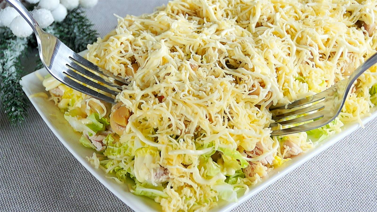 Оригинальный салат "Княжий град". Салат на праздничный стол. Быстро и очень вкусно смотреть онлайн