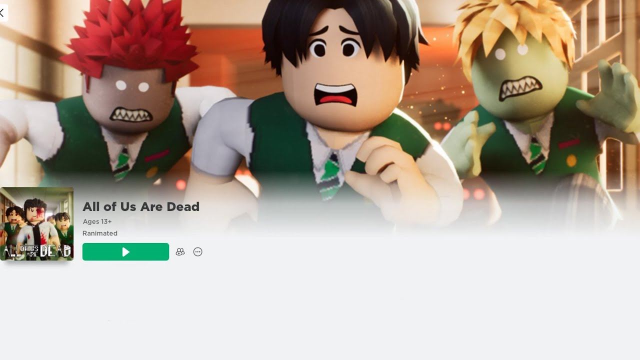 Пытаюсь выжить в роблокс Все мы мертвы - All of Us are Dead roblox смотреть онлайн