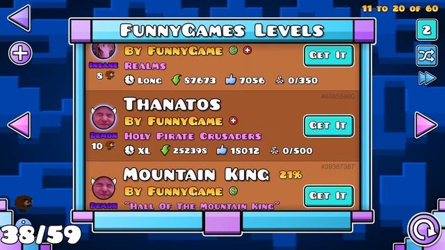 ALL Funnygame Levels Tier List || Geometry Dash смотреть онлайн