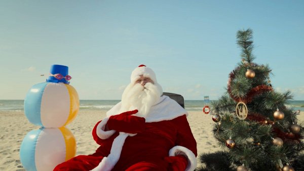 Дед Мороз в отпуске