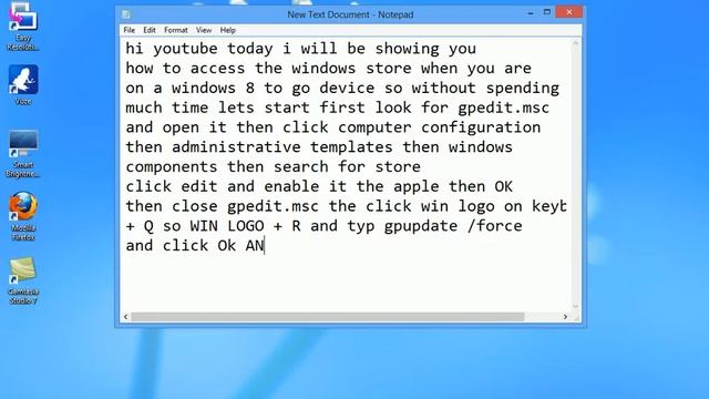 Windows 8 / 8.1-Enable / Disable The Windows Store for All or Specific Users. смотреть онлайн
