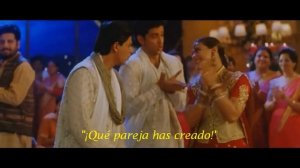 Клип из индийского фильма" И в печали, и в радости"