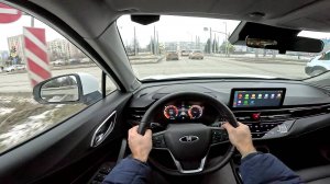 2024 Москвич 3 1.5L 150HP CVT POV TEST DRIVE