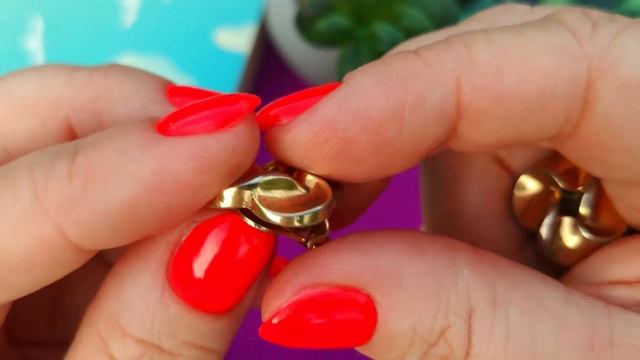 КЛИПСЫ TRIFARI, РОМБЫ-ЗАВИТКИ, ВИНТАЖ смотреть онлайн