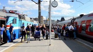 Движуха на Ярославском вокзале Москвы