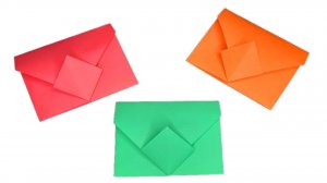 Как сделать конверт из бумаги. Оригами конверт