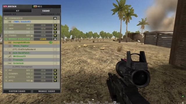 FREE MILITARY SIMULATOR! - 50 VS 50 WARZONE! - Project Reality - Operation: Burning Sands смотреть онлайн