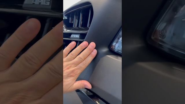 Винил на AMG E63s Бампер, конечный результат. смотреть онлайн