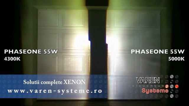 4300K vs 5000K - kit xenon 55W CANBUS "PHASEONE" GEN II смотреть онлайн