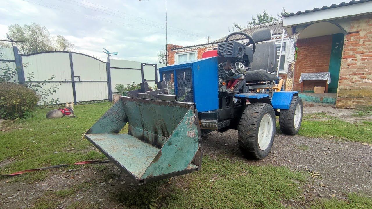 Испытания КОВША на МИНИ ТРАКТОРЕ! Наконец разгребу столетнюю кучу))) смотреть онлайн