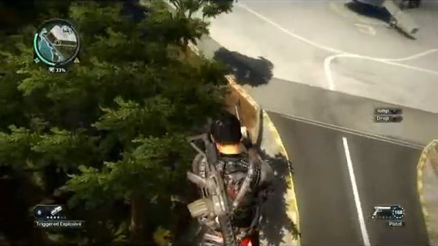 Just Cause 2 Fun With Flying Explosives.