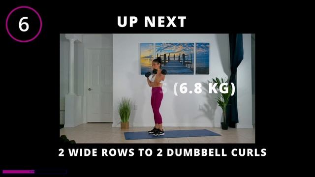 56 Min STRONG AND Consistent FULL BODY STRENGTH & CARDIO Core | DUMBBELLS WORKOUT| Tone Body HIIT смотреть онлайн