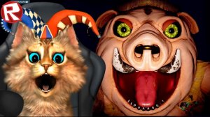 5 НОЧЕЙ В РОБЛОКС  - 1 НОЧЬ  ROBLOX BARNSTARS  ИГРА ПРО СВИНКУ ЭТО ОЧЕНЬ СТРАШНО