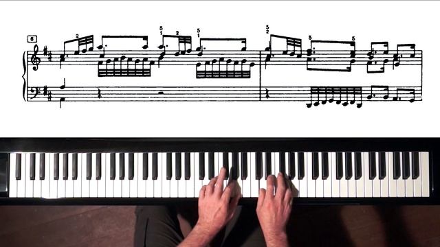 Bach Prelude And Fugue No.5 (Fast Tempo-1) Well Tempered Clavier, Book 1 With Harmonic Pedal