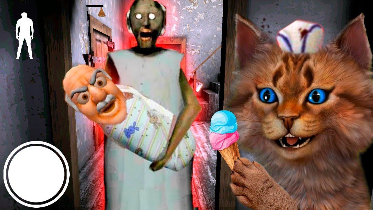 ДЕЛАЮ КОНЦОВКУ ПРОТИВ ГРЕННИ И ГРЕНДПА СОСЕДЕЙ МОРОЖЕНЩИКА РОДА Grandpa And Granny House Escape смотреть онлайн