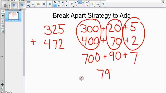 KS Math break apart strategy смотреть онлайн