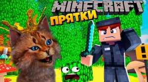 ПРЯТКИ БЛОКАМИ МАЙНКРАФТ! Котик Игроман Minecraft