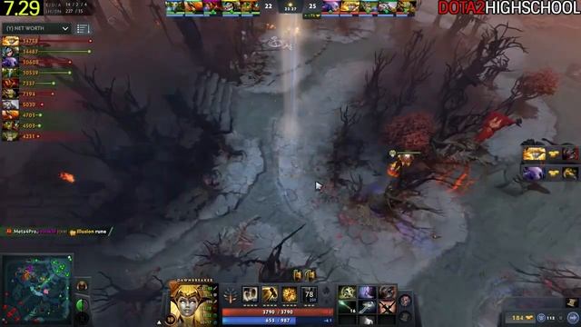 Топсон на даунбрейкере | Topson on dawnbreaker | Dota 2 patch 7.29 смотреть онлайн