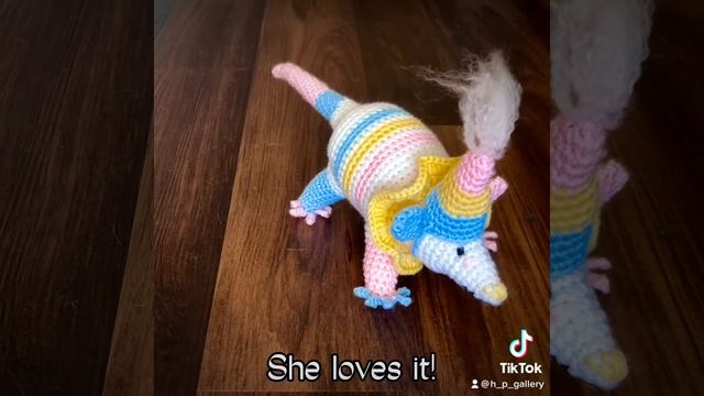 Finished clown opossum amigurumi смотреть онлайн