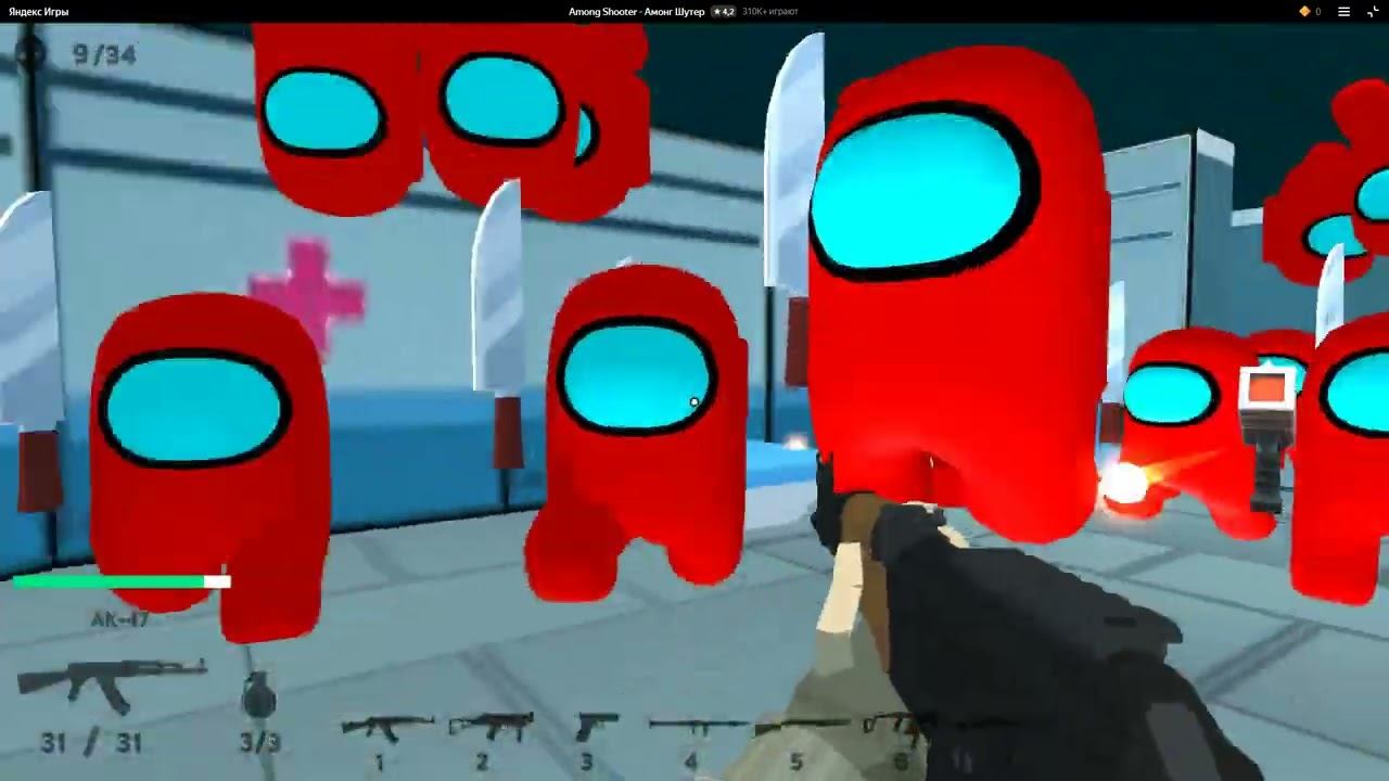 БИТВА С АМОНГУСАМИ! смотреть онлайн