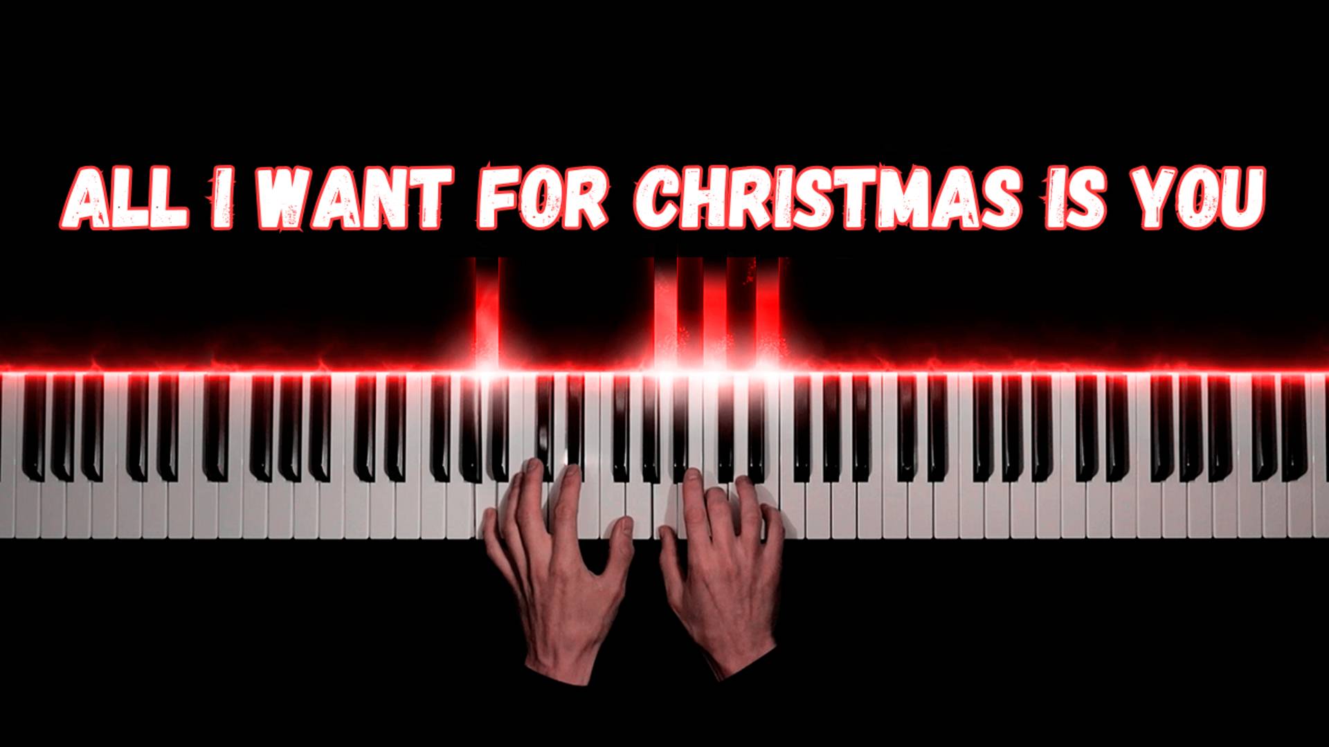 Mariah Carey - All I Want For Christmas Is You - На пианино (cover) смотреть онлайн