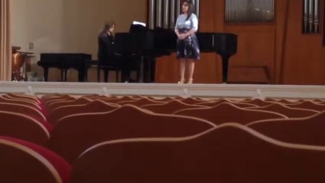 Israfilova Melek. Rimskiy- Korsakov - romans "О чем в тиши ночей".2 kurs qış sesiyasından. смотреть онлайн