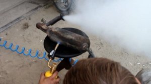Как прожечь 2т глушитель правильно