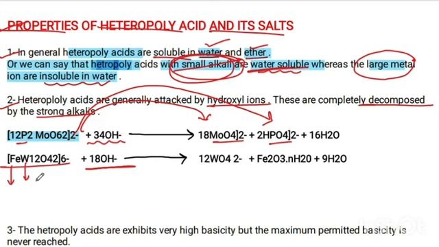 Heteropoly Acids of Mo & W - MSc Chemistry смотреть онлайн