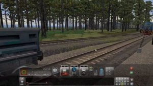 RailWorks тепловоз тэм2-5125 с порожними думпкарами