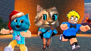 КТО ПЕРВЫЙ ПРОЙДЕТ ВСЕ ЛОВУШКИ ПОЛУЧИТ 1.000.000$ в роблокс Весёлый Кот и КОТЁНОК ЛАЙК