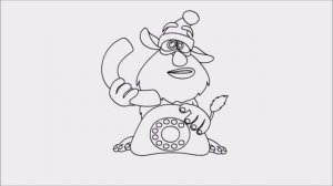 Буба Мультик Раскраска Как Рисовать Бубу Видео для детей Рисуем Раскраски mp4