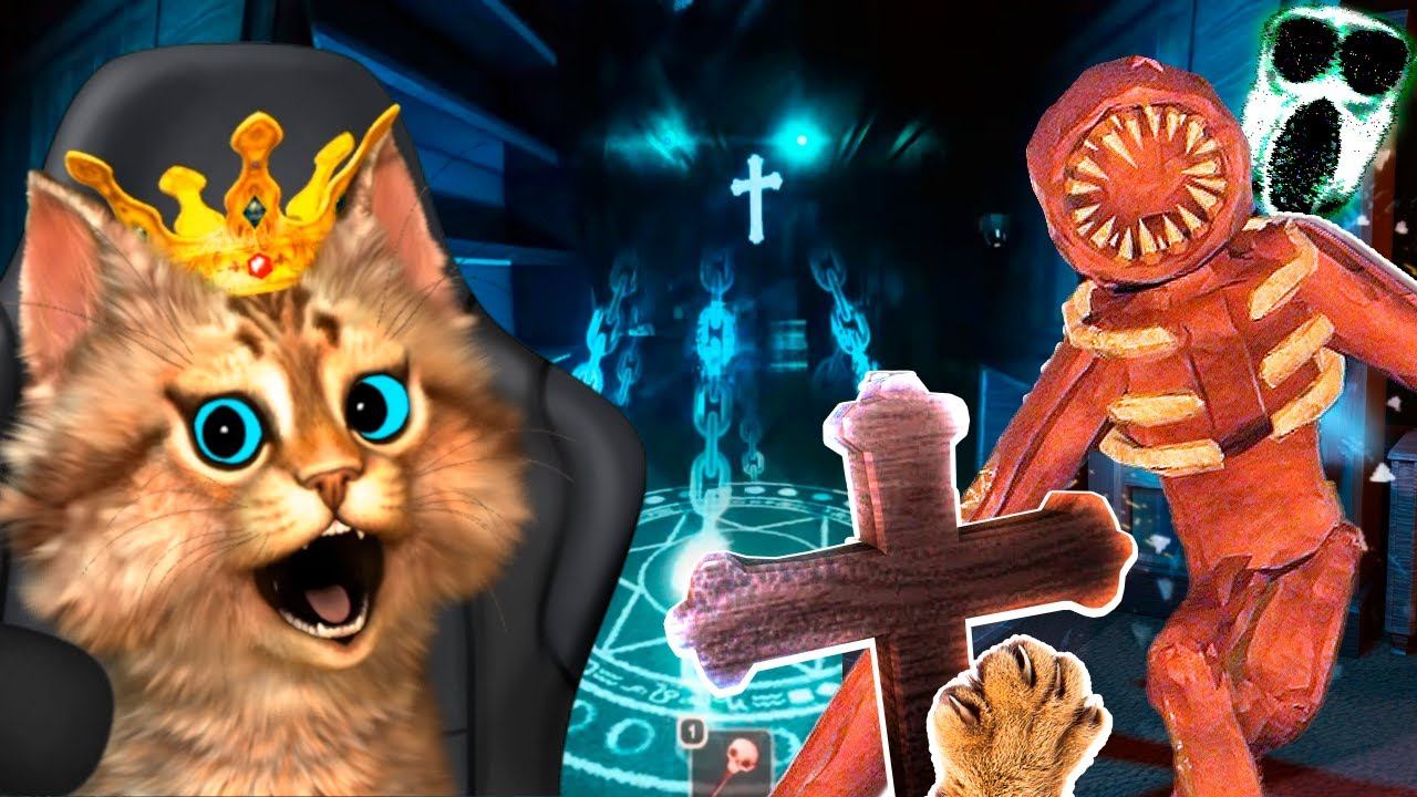 ДВЕРИ но МЫ ПРОТИВ ВСЕХ МОНСТРОВ в игре Roblox Doors Hotel Как пройти Роблокс Дорс Все Скримеры смотреть онлайн