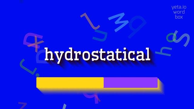 HOW TO SAY HYDROSTATICAL? #hydrostatical смотреть онлайн