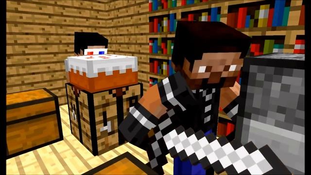 minecraft, Прикольный прикол про майнкрафт школу смотреть онлайн